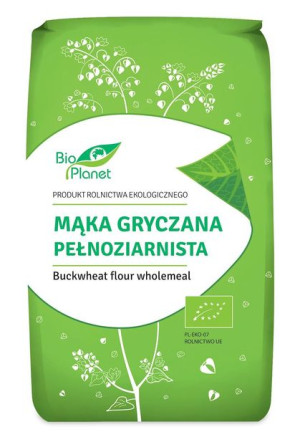 Mąka Gryczana Pełnoziarnista Bio 500 G - Bio Planet