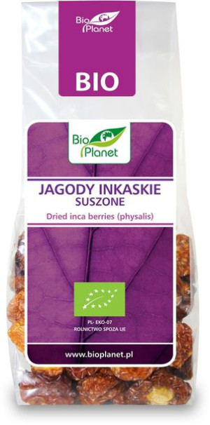 Jagody Inkaskie Suszone Bio 100 G - Bio Planet