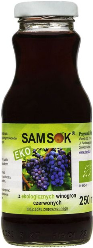 Sam Sok Z Czerwonych Winogron Nfc Bio 250 Ml - Viands