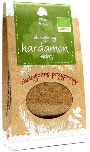 Kardamon Mielony Bio 50 G - Dary Natury
