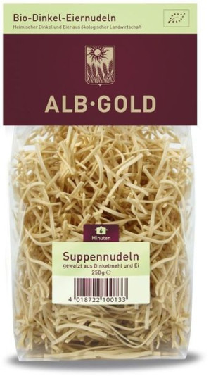 Makaron (orkiszowy Jajeczny) Nitka Bio 250 G - Alb Gold