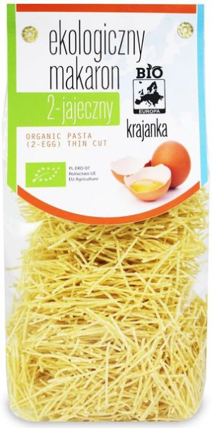 Makaron (2-jajeczny) Krajanka Bio 250 G - Bio Europa
