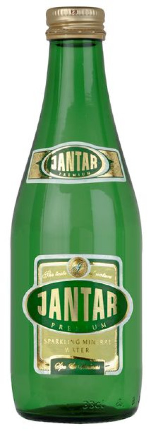 Woda Źródlana Średniozmineralizowana Gazowana Szkło 330 Ml - Jantar