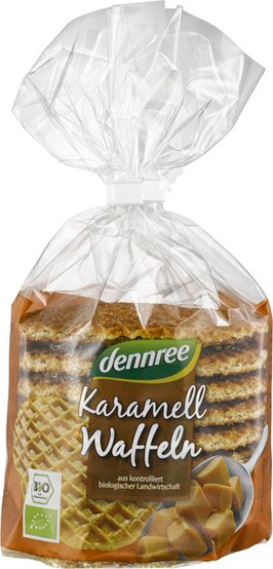 Wafle Z Nadzieniem Karmelowym Bio 315 G - Dennree