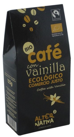 Kawa Mielona Arabica/robusta Z Wanilią Bio 125 G - Alternativa