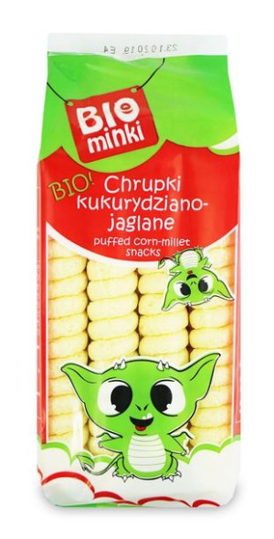 Chrupki Kukurydziano-jaglane Spirale Bezglutenowe Bio 60 G - Biominki