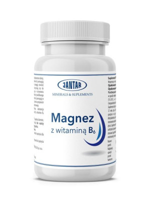 Magnez Z Witaminą B6 90 Kapsułek - Jantar