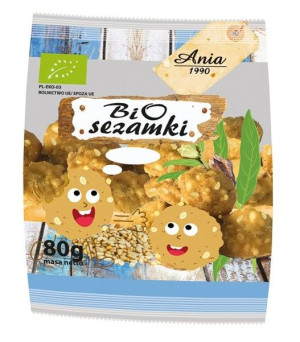 Ciastka Z Sezamem Bio 80 G - Bio Ania