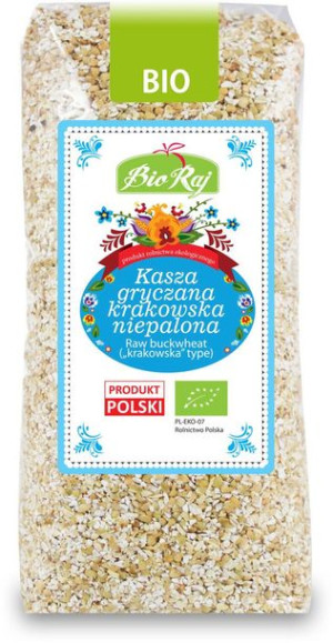 Kasza Gryczana Krakowska Niepalona Bio 500 G - Bio Raj