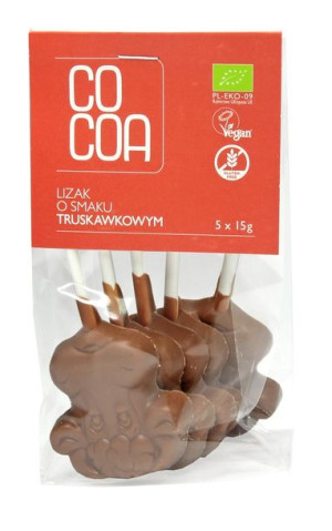 Lizaki O Smaku Truskawkowym Bezglutenowe Bio (5 X 15 G) 75 G - Cocoa