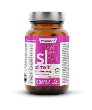Slimvit Na Kontrolę Wagi 60 Kapsułek 29,56 G - Pharmovit (herballine)