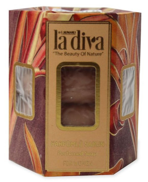 Mydło W Kostce Twist Dla Kobiet Perfumowane (4 X 45 G) 180 G - La Diva