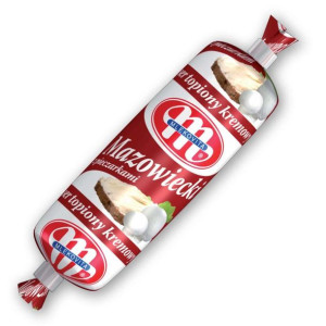 Serek topiony kremowy z pieczarkami Mazowiecki - kiełbaska 100 g - Mlekovit