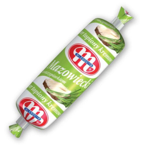Serek topiony kremowy ze szczypiorkiem Mazowiecki - kiełbaska 100 g - Mleko