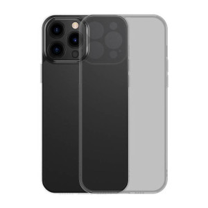 Etui Baseus Frosted Glass Apple iPhone 13 Pro (czarny)