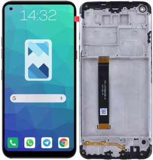 Wyświetlacz Lcd Ekran Szybka Do Lg K51s + Ramka
