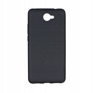 Etui Silikon Guma 0,5mm X-level Huawei Y7 Czarny