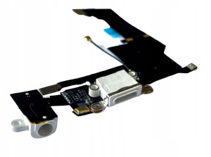 Złącze Ładowania Port Usb Mikrofon Iphone 5s-biały