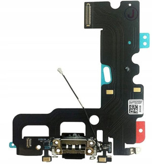 Złącze Ładowania Port Usb Mikrofon Iphone 7 Czarny