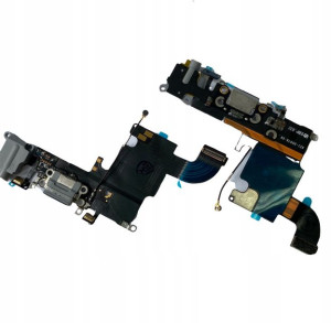 Złącze Ładowania Port Usb Mikro Iphone 6s -czarny