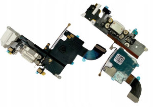 Złącze Ładowania Port Usb Mikrofon Iphone 6s-biały