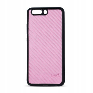 Case Etui Beeyo Carbon Do Lenovo K6 Note Różowa