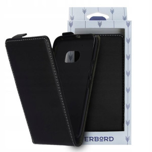 Case Etui Kabura Pionowa Czarny Htc M10