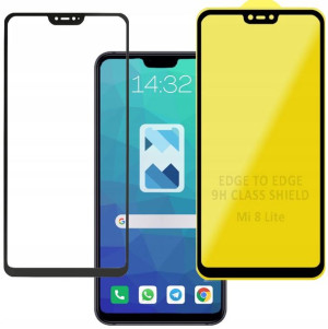 Szkło Full Glue Cały Ekran Do Xiaomi Mi 8 Lite
