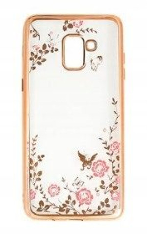 Etui Silikon Guma Złoty Samsung Galaxy A7 2018