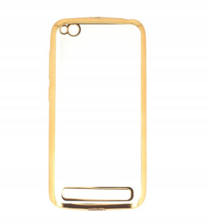 Etui Silikon Guma Złoty 0,5mm Xiaomi Redmi 5a