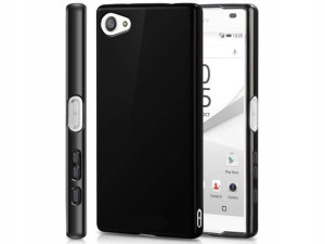 Etui Case Silikon Guma 0,5mm Xperia Z5 Mini Czarny