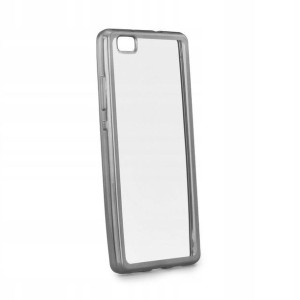Etui Silikon Guma Srebrny 0,5mm Huawei P8 Lite