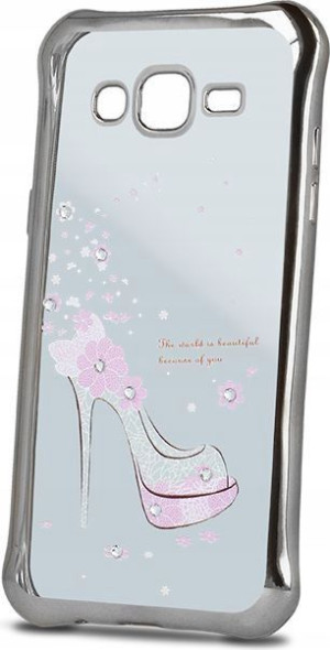 Etui Silikon Guma Srebrna 0,5mm Huawei P8 Lite
