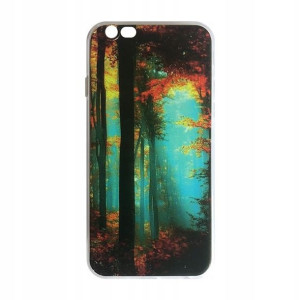 Etui Case Pokrowiec Forest Guma Samsung S6 Edge