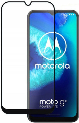 Szkło Full Glue Cały Ekran Motorola G8 Power Lite