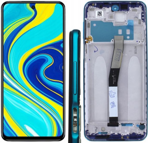 Wyświetlacz Lcd Do Xiaomi Note 9 Pro Aurora Ramka