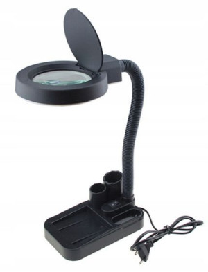Lampa Led + Lupa Przybornik Serwisowa Gsm