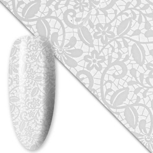 Folia transferowa do paznokci 80 cm White Nr 13