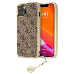 Guess 4G Charms | Etui do iPhone 13 Mini - BROWN