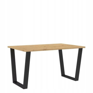 Mały stół do salonu KARO 138x90 dąb artisan
