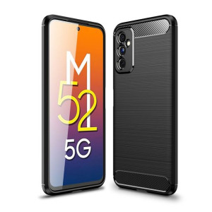 Tech-Protect TPUCarbon | Etui do Galaxy M52 5G - BLACK