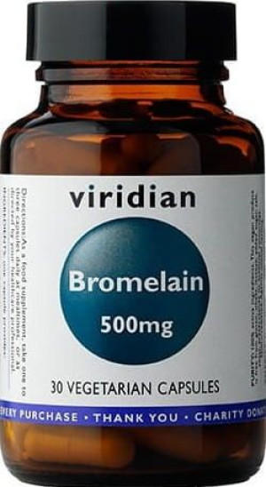 Bromelaina Bromelain 500mg 30 kapsułek Viridian