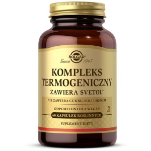 Solgar Kompleks Termogeniczny Suplement Diety 60 Kapsułek