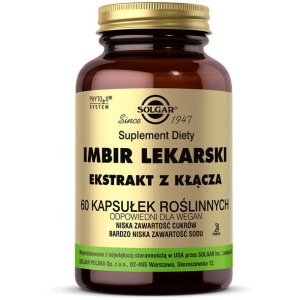 Imbir Lekarski Ekstrakt Z Kłącza - Solgar 60 Kapsułek