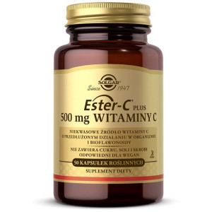 Witamina C 500mg Suplement Ester-c Plus 50 Kapsułek Solgar