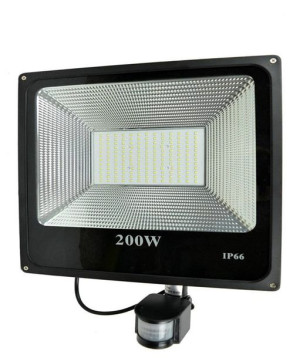 Halogen naświetlacz LED 200W z czujnikiem ruchu