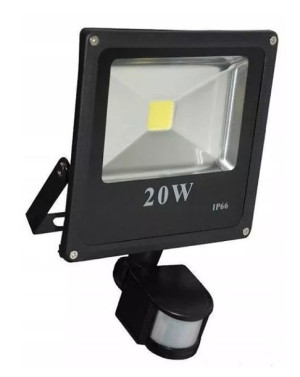 Halogen naświetlacz LED 20W z czujnikiem ruchu