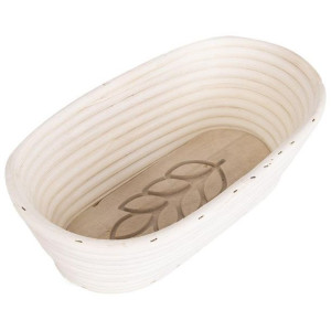 Koszyk rattanowy do wyrastania garowania chleba ciasta 1kg 26x13x9 cm kłos