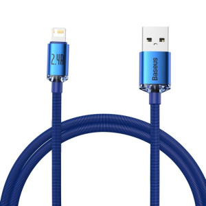 Baseus Kabel bezbarwny Shine USB na Lightning 2,4A 1,2 metra CAJY000003 nie