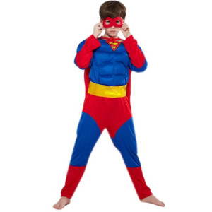 SUPERMAN Strój dla dzieci 110-116 wersja Deluxe